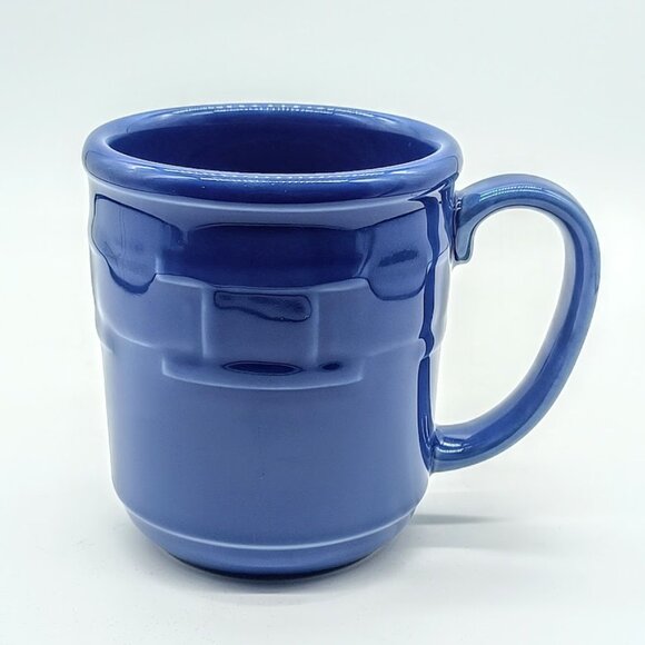 Longaberger Blue Woven Traditions Ceramic Mug - Picture 1 of 7